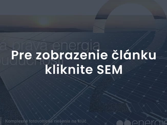 Vyššie ceny energií vo firmách podporujú vlastnú výrobu elektriny | článok v HN | Energie2 v médiách